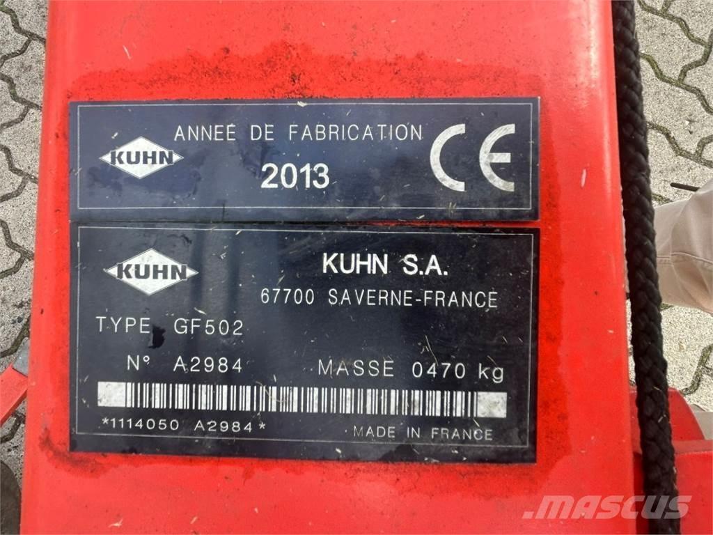 Kuhn GF 502 Rastrilladoras y rastrilladoras giratorias