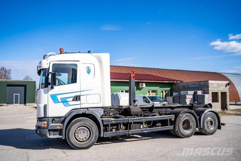 Scania R 144 GB Camiones elevadores de gancho