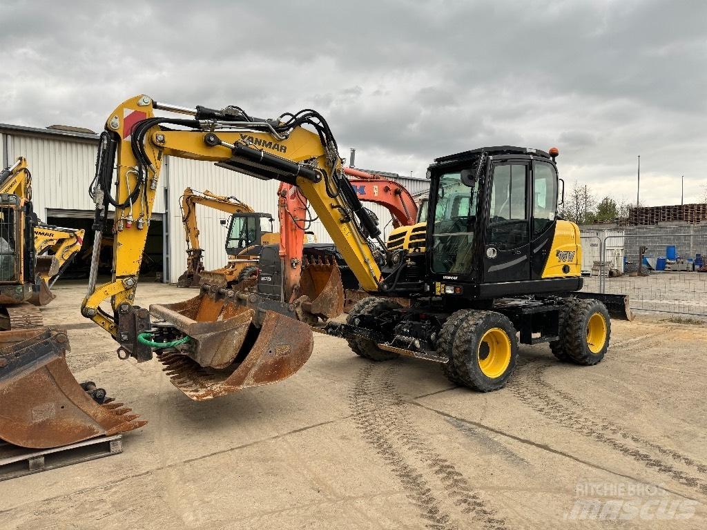 Yanmar B95W (40446) Excavadoras de ruedas