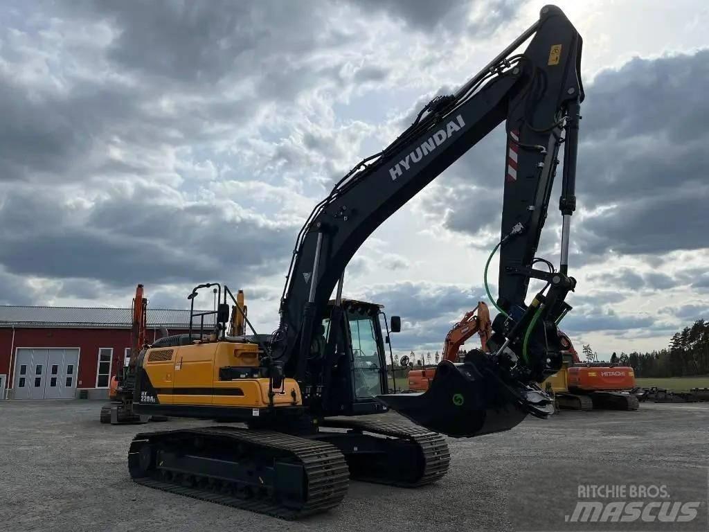 Hyundai HX 220 Excavadoras sobre orugas