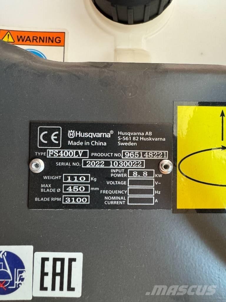 Husqvarna FS 400 Máquinas cortadoras de asfalto