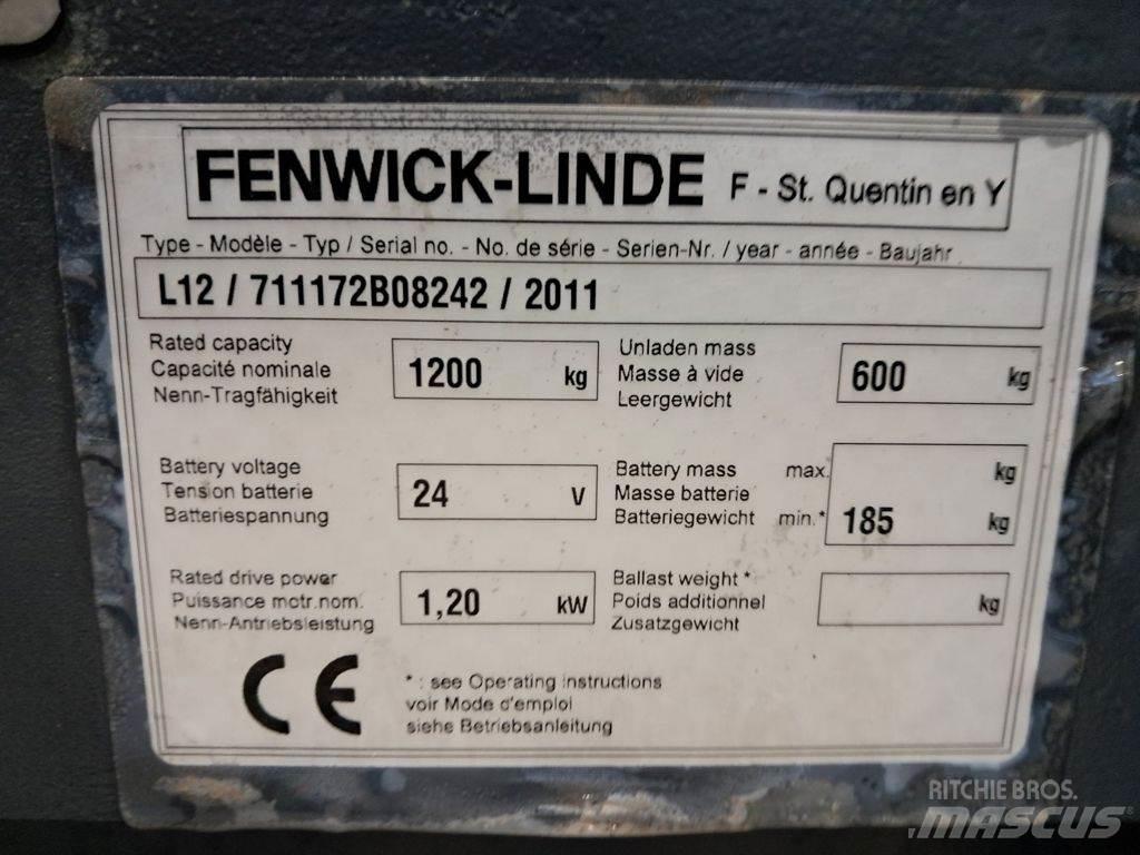 Linde L12 Montacargas manual