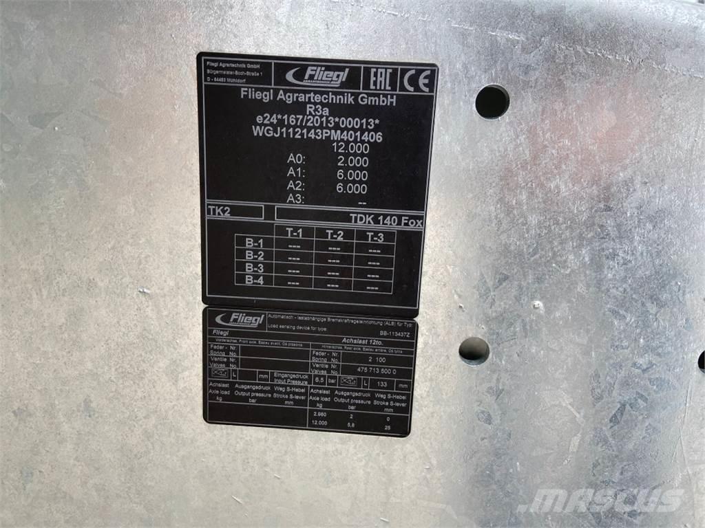 Fliegl TDK 140 FOX Otra maquinaria agrícola