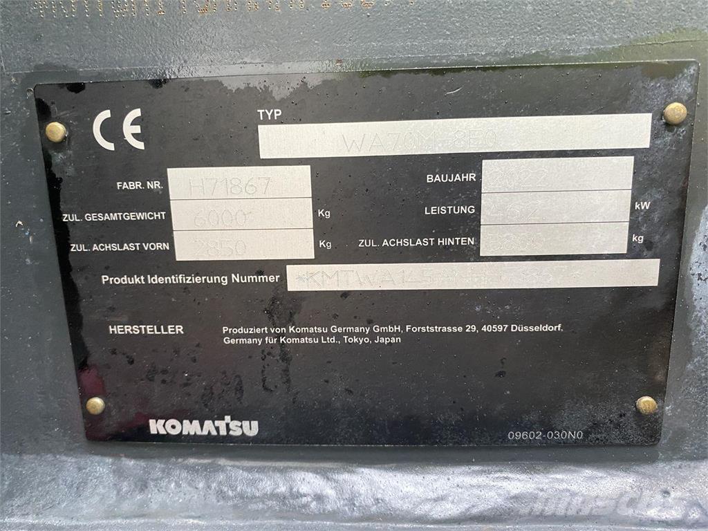 Komatsu WA70M-8EO Cargadoras multifunción