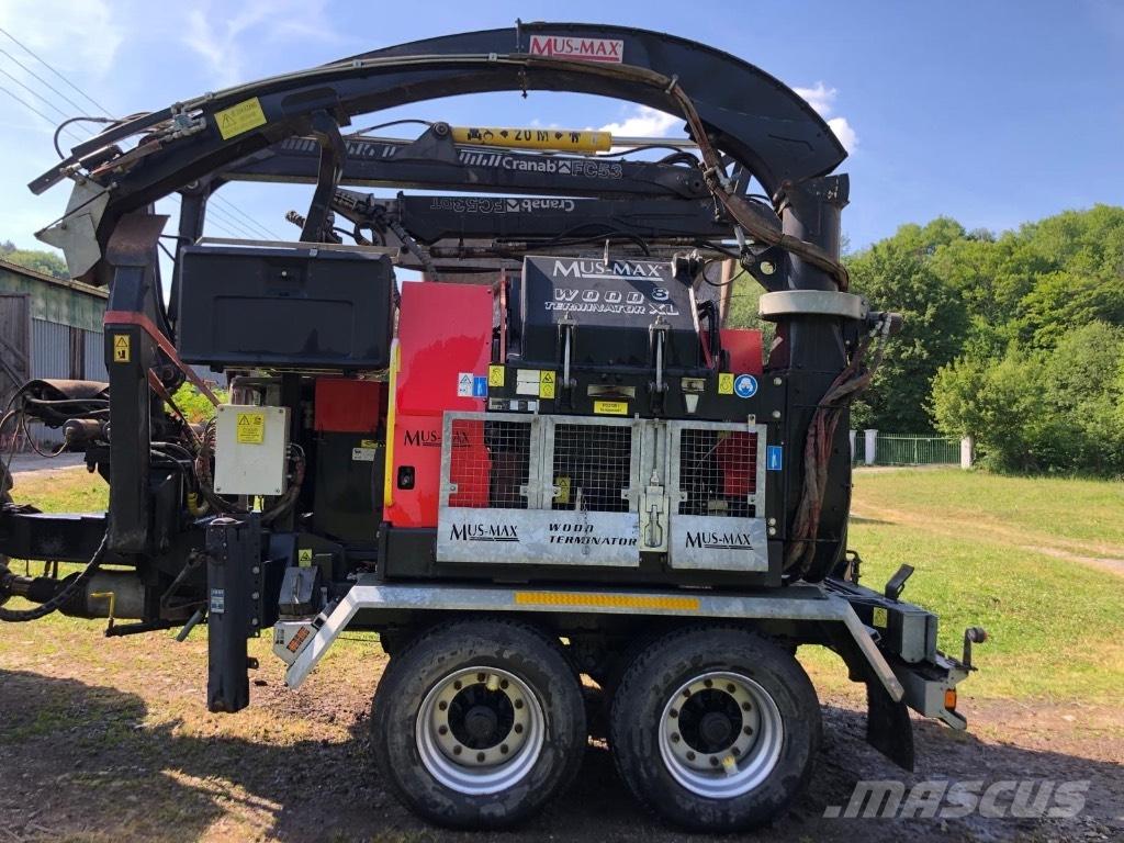 Mus-Max WT8XLZ Trituradoras de madera