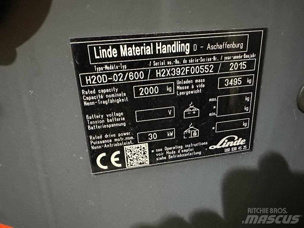 Linde H20D-02 Camiones diesel