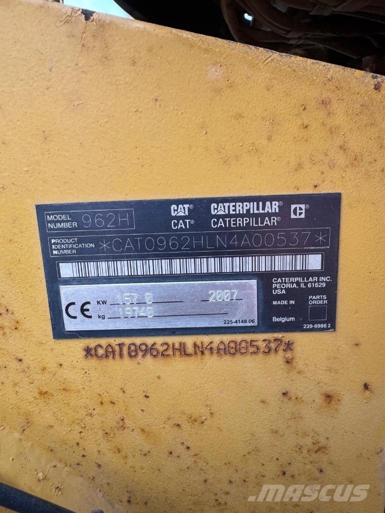 CAT 962 H Cargadoras sobre ruedas