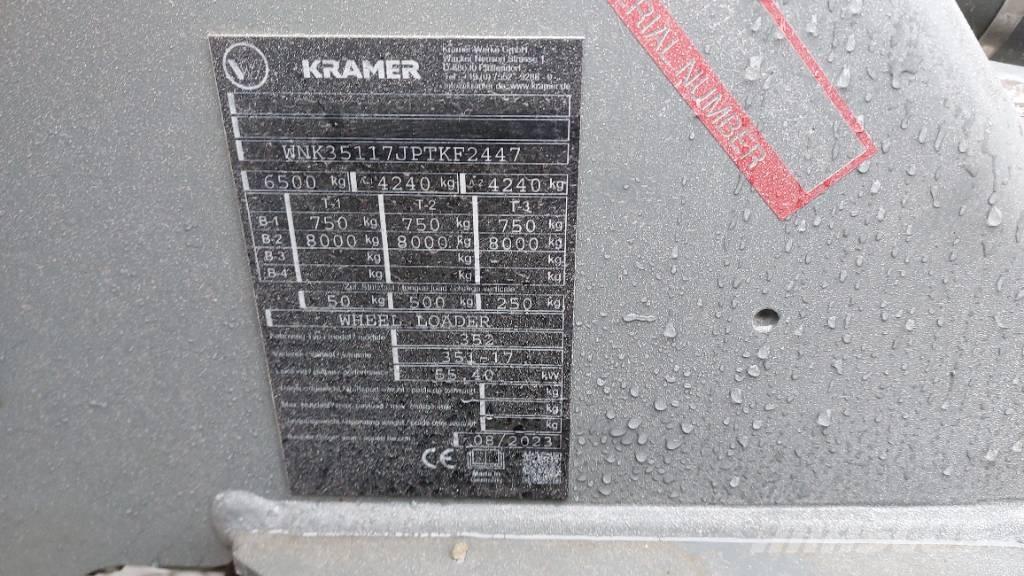 Kramer 8085T Minicargadoras