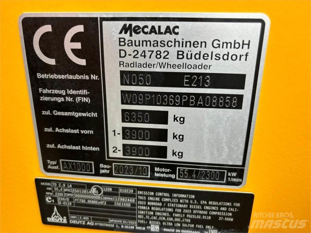 Mecalac AX1000 Cargadoras sobre ruedas