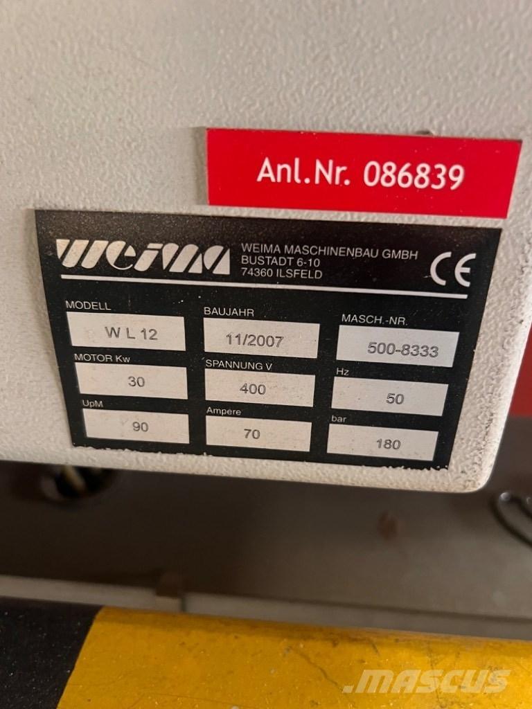 Weima HWV 3000 / WL12 Trituradoras de deshechos