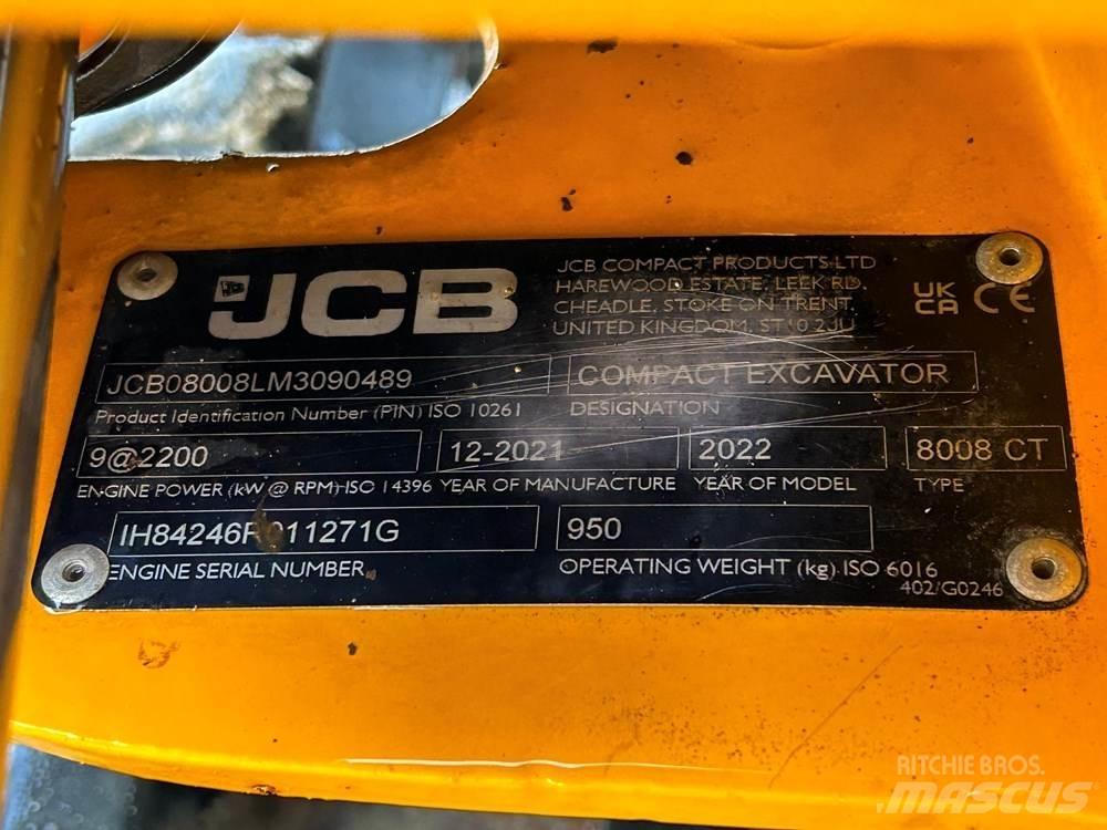 JCB 8008 Miniexcavadoras