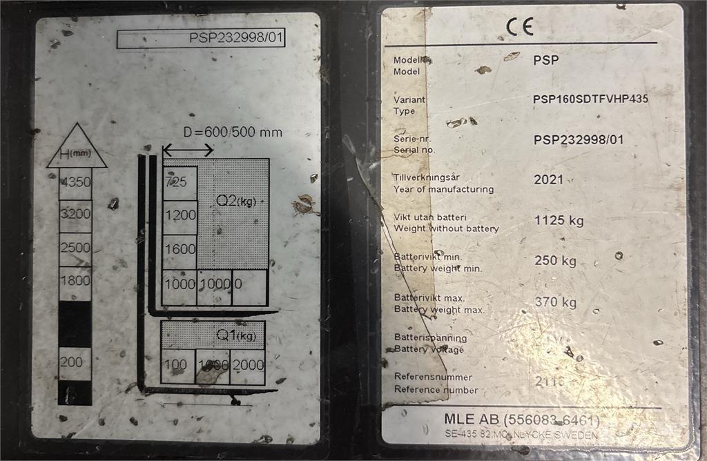Atlet PSP160 Apiladoras eléctricos