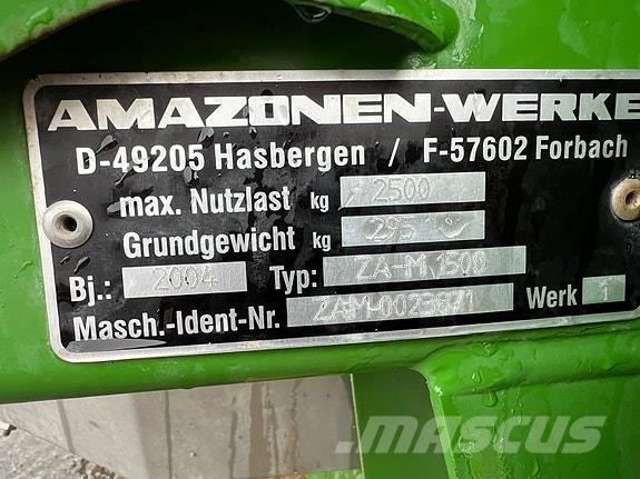 Amazone ZA-M 1500 Esparcidoras de minerales
