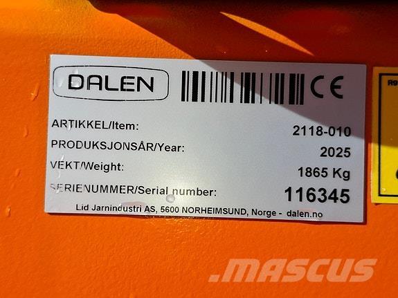 Dalen 2118 Fresadoras quitanieve