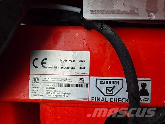 Rauch Axis 30.2 Esparcidoras de abono