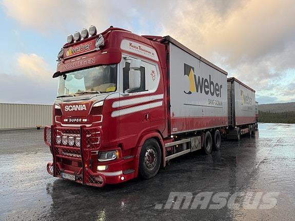 Scania 650 S Camiones con caja de remolque