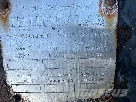 Tellefsdal K3000P Hojas y cuñas quitanieves