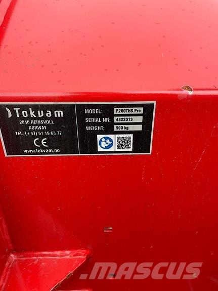 Tokvam F200THS Pro Otros equipos para carreteras y quitanieves