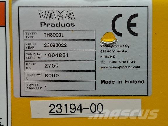 Vama TH-8000L Otros equipos para carreteras y quitanieves