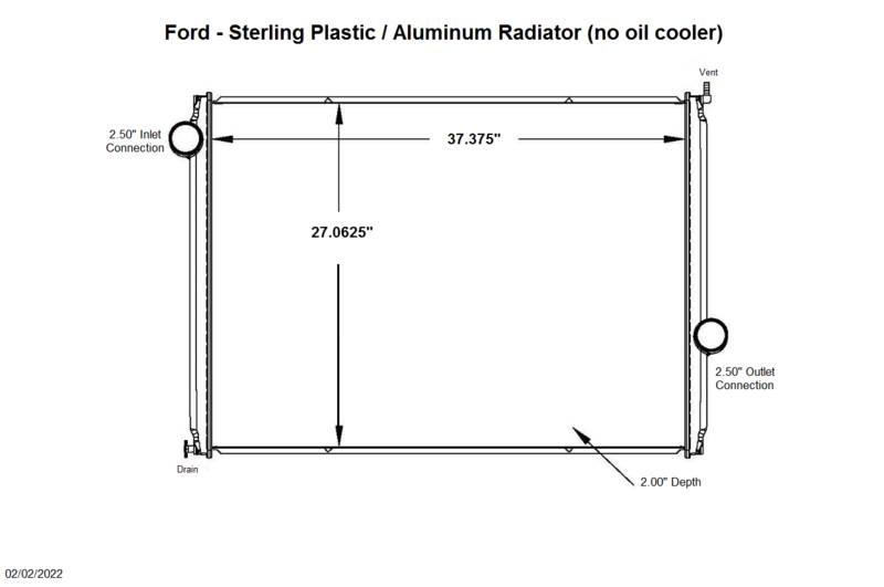 Ford L9000 Radiadores