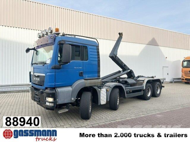 MAN TGS 35.480 8x4 BL Camiones elevadores de gancho