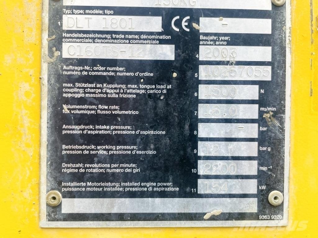 Compair C160 TS-12 Compresoras