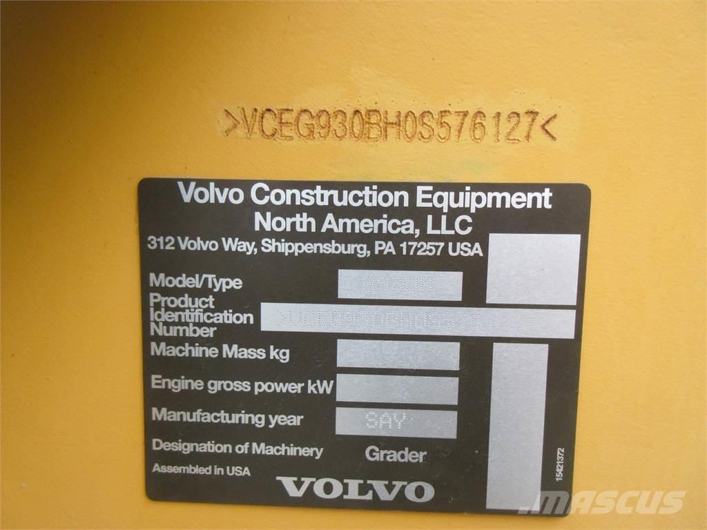 Volvo G930B Niveladoras
