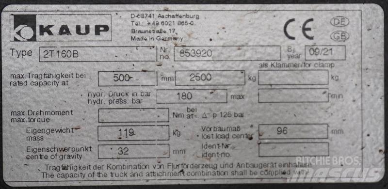 Kaup 2T160B Otros componentes