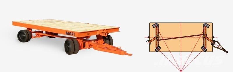 Mafi 1060 / 4t Remolques de cama baja