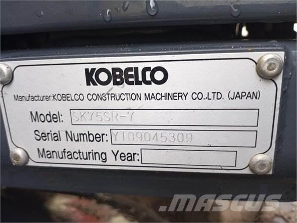 Kobelco SK75SR-7 Excavadoras sobre orugas