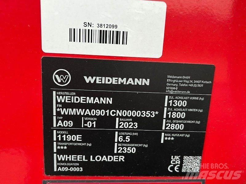 Weidemann 1190E Minicargadoras