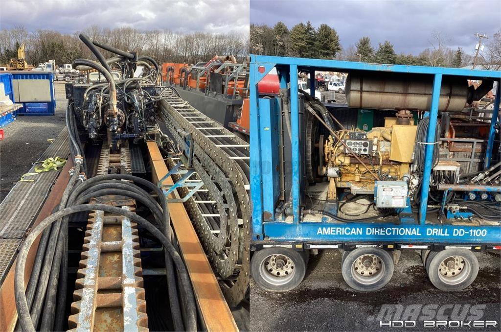 American Augers DD-1100 Plataformas horizontales de perforación