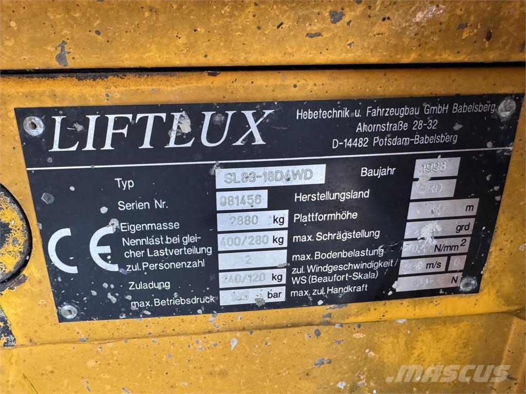 Liftlux SL83-18D/4WD Plataformas tijera