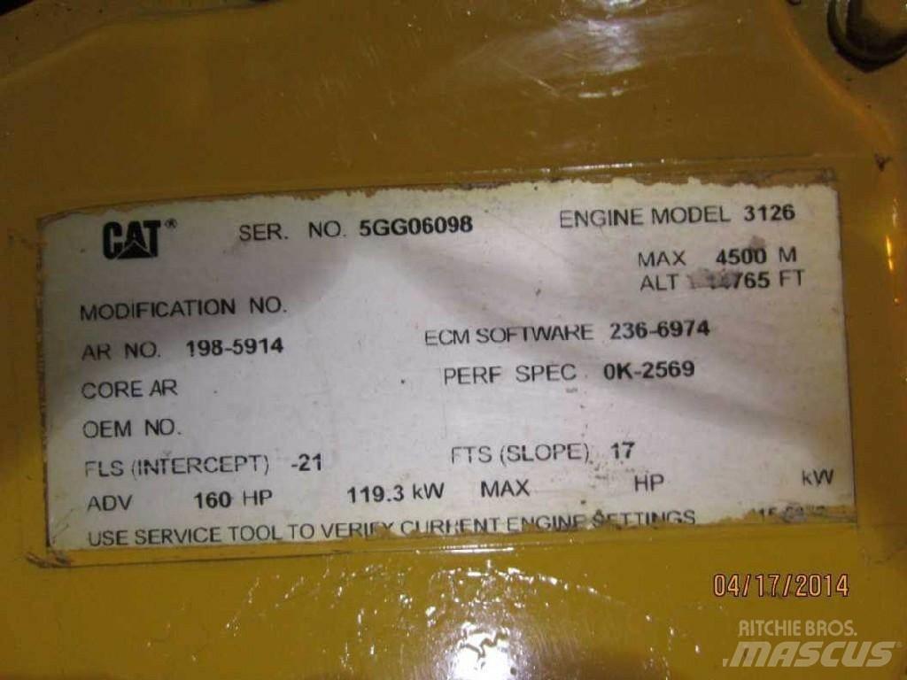 CAT 3126E Motores