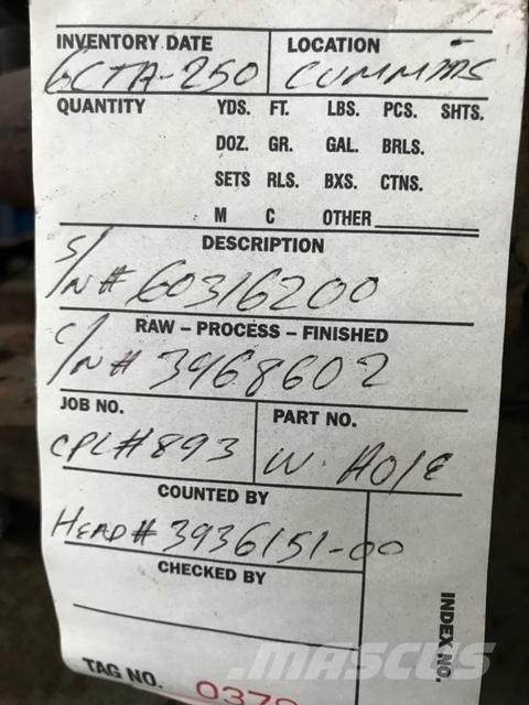 Cummins 6CTA 8.3 Motores