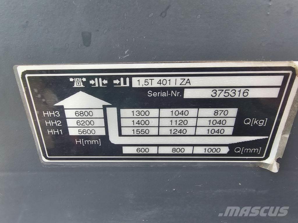 Jungheinrich ETVQ20 Montacargas de 4 vías