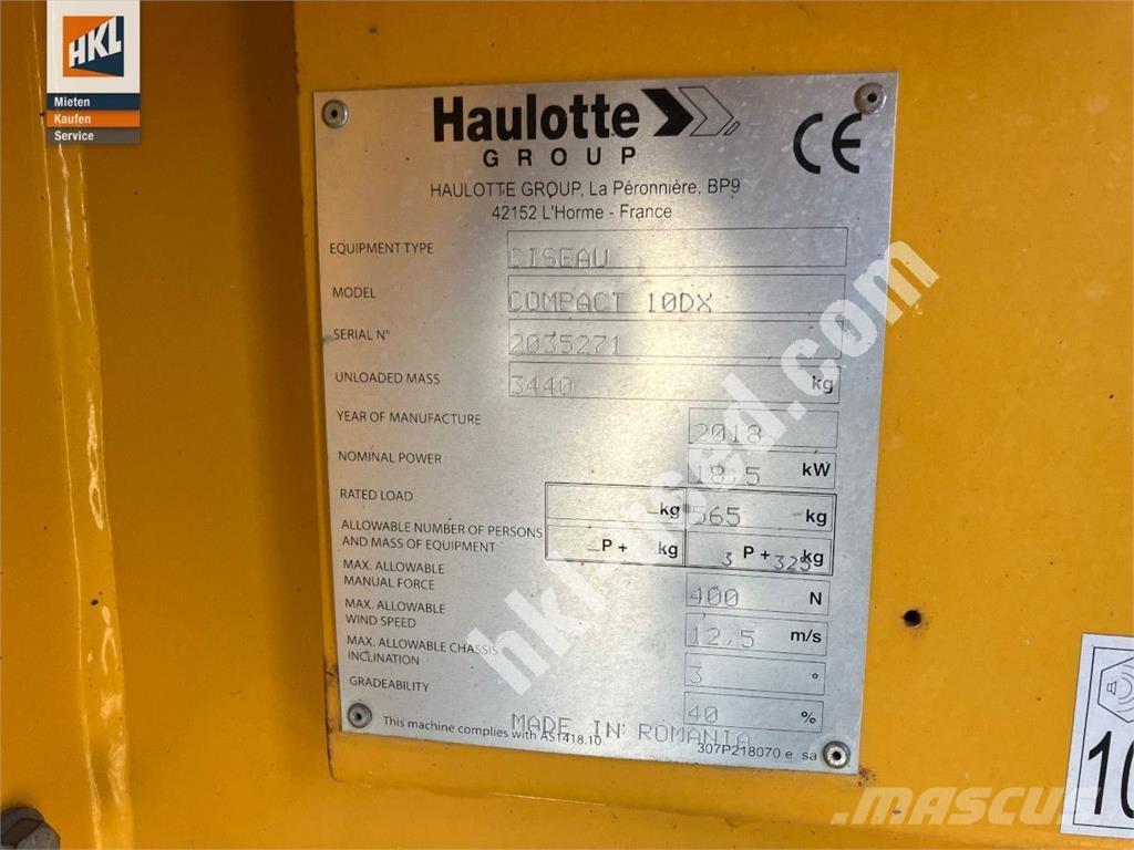 Haulotte COMPACT 10 DX Otros