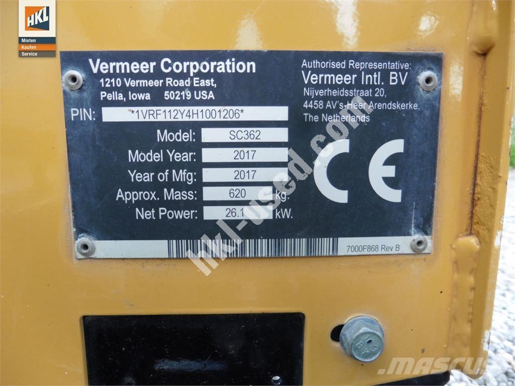 Vermeer SC 362 Otros