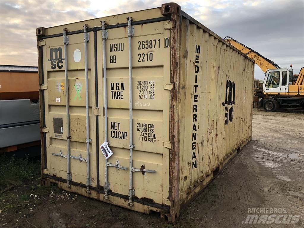  20FT Container Contenedores de almacenamiento