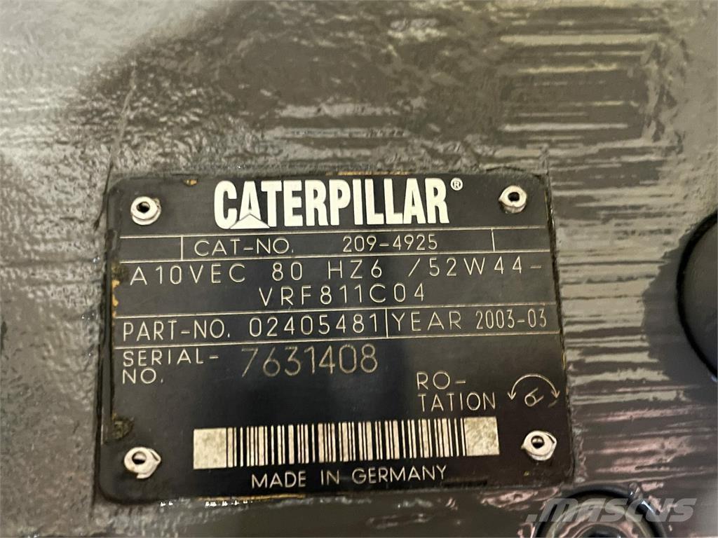 CAT 318BL Køregear Transmisiones