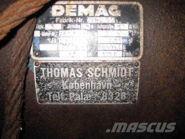 Demag spil 3 ton Montacargas y elevadores de material