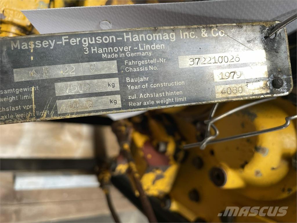 Hanomag 22C transmission Transmisiones
