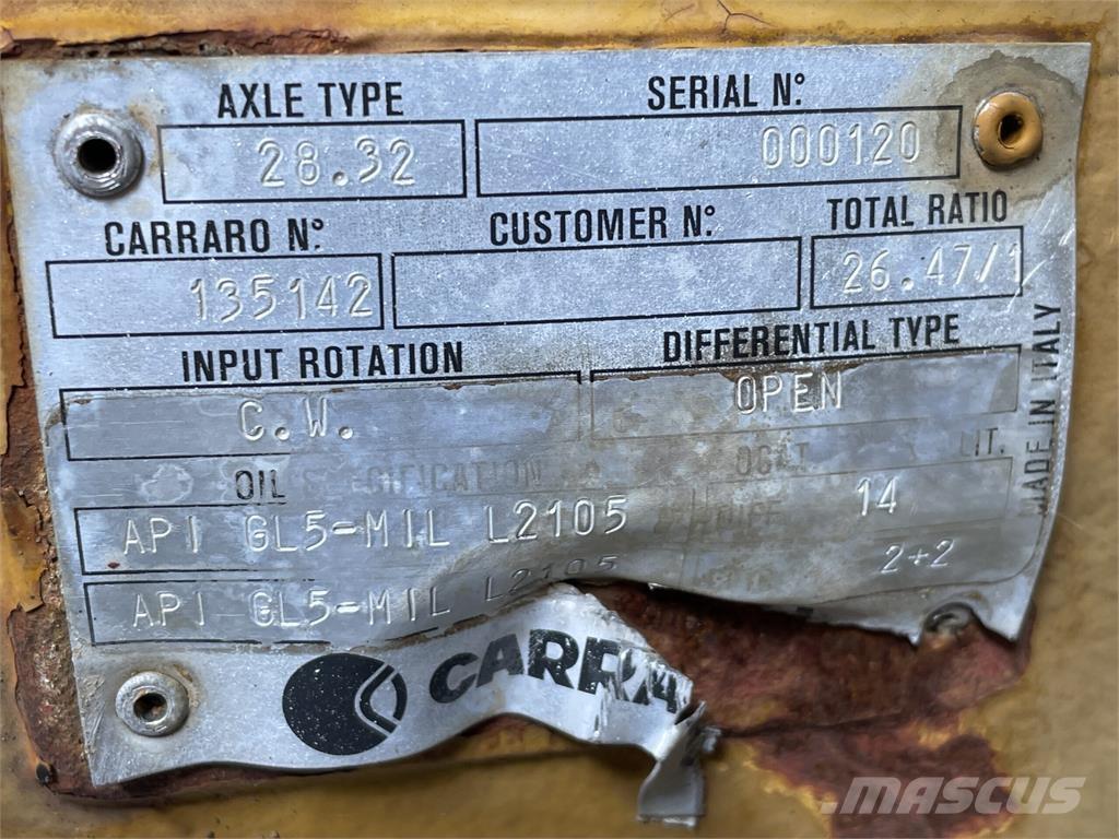 Hydrema 906B bagaksel Ejes