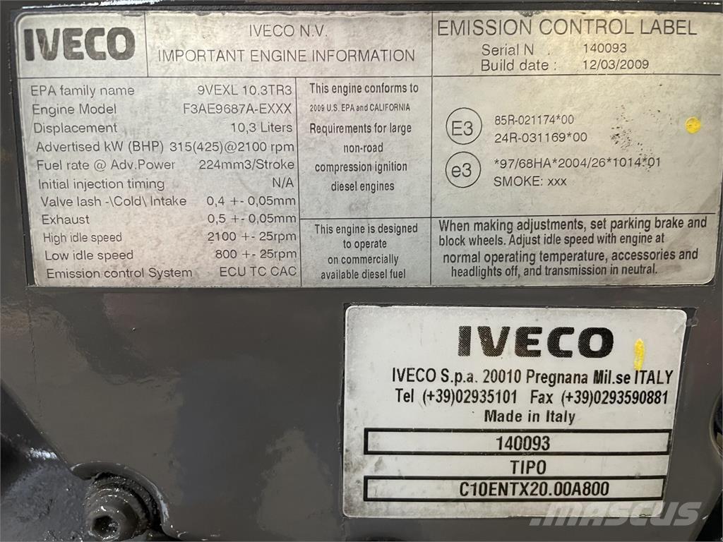 Iveco F3AE9687A motor Motores