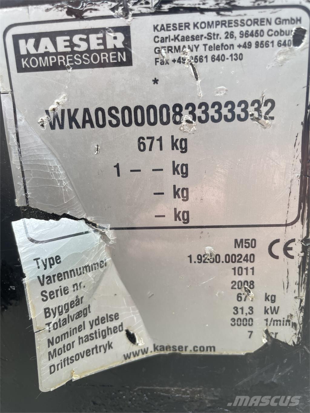 Kaeser M50 kompressor Compresoras