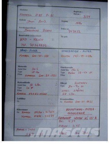Komatsu køler ex. Demo Motores