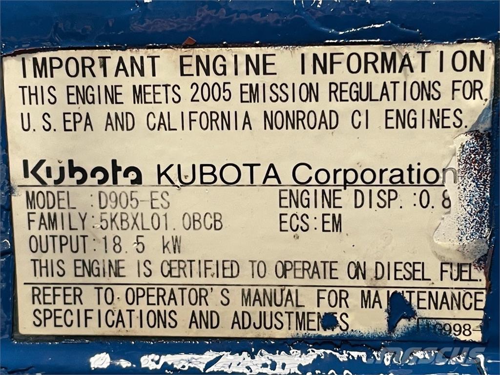 Kubota D905-ES motor Motores