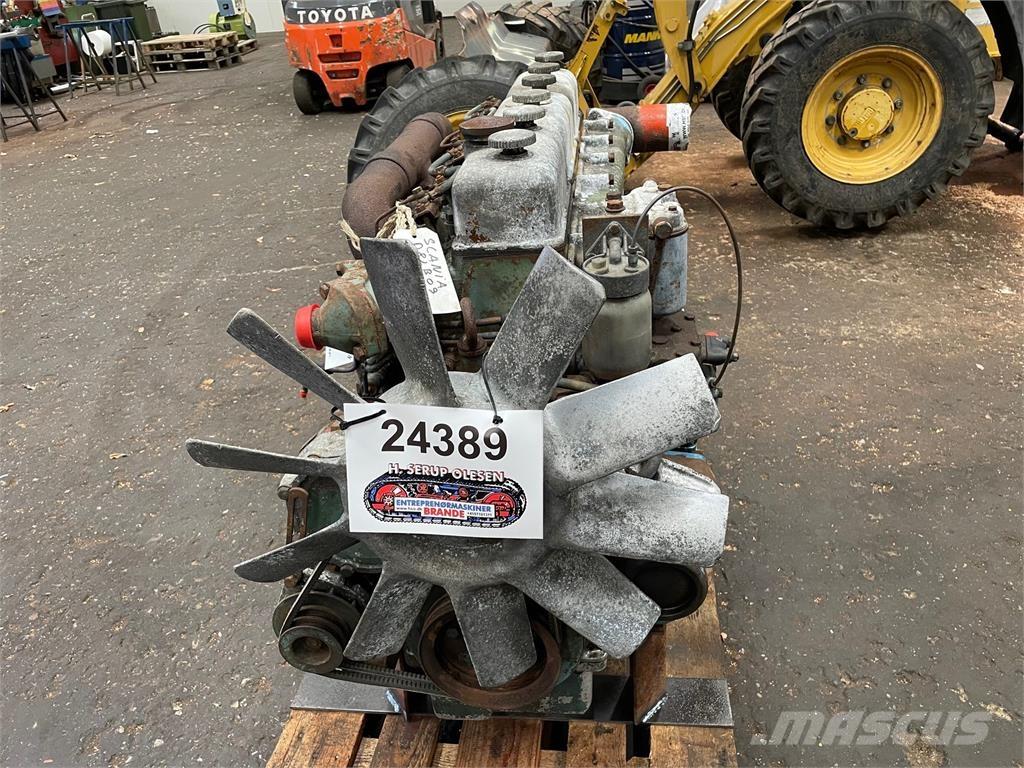 Scania D8L B09 motor. Motores