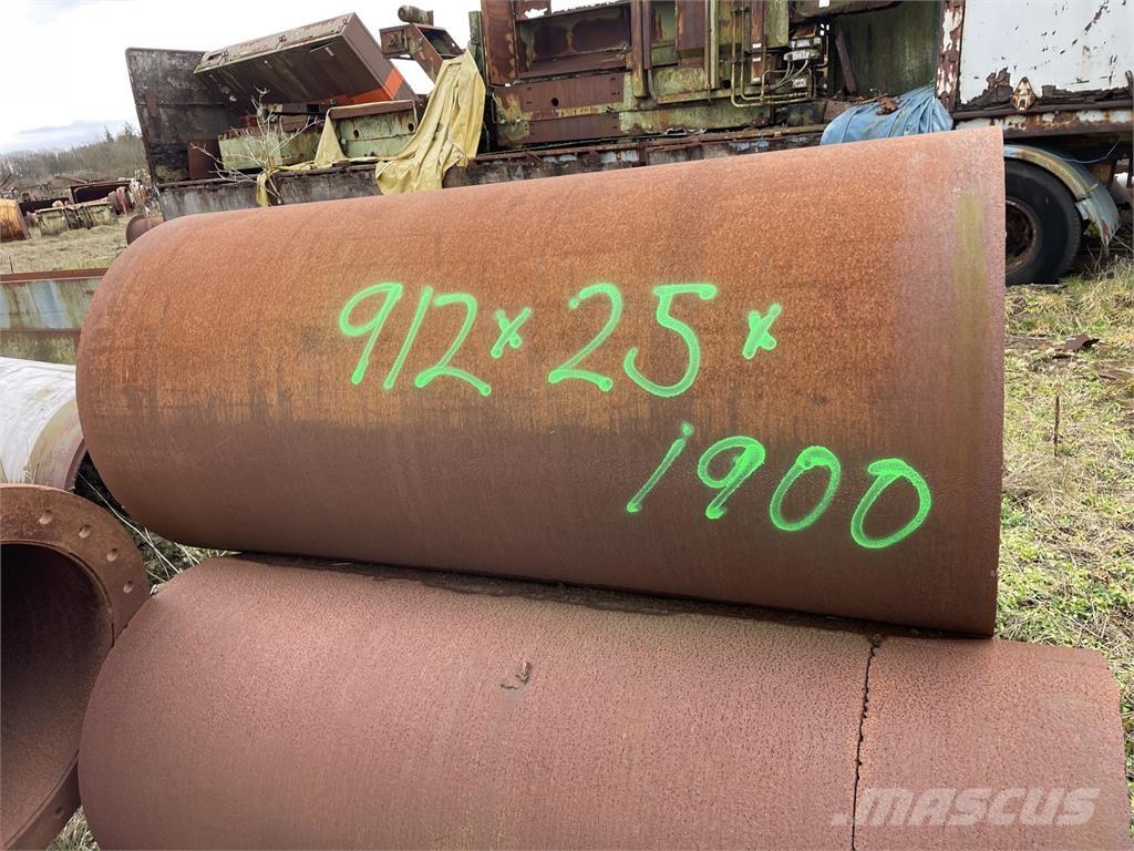  Stålrør ø912x25x1900 mm Equipos de tuberías