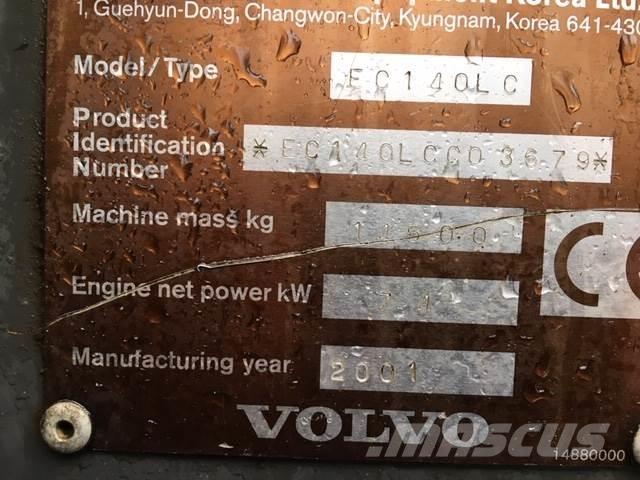 Volvo EC140LC Excavadoras sobre orugas